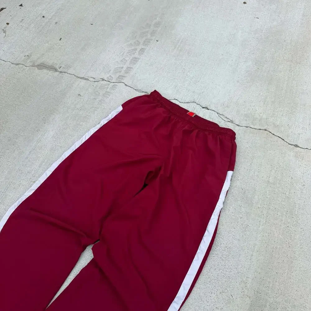Vintage Nike Team Red and White Nylon Windbreaker Track Pants Size XL